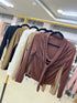 Cowl Neck Long Sleeves Tops